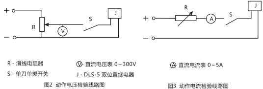 DLS-5/1双位置继电器检验与调试线路图